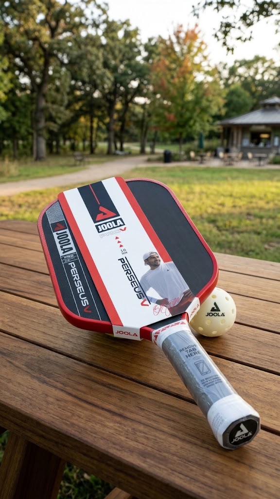 Perseus Pro 16mm Pickleball Paddle – Red & Black