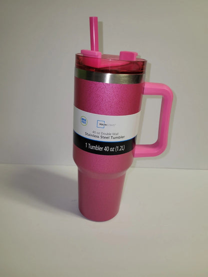 Double Wall Insulated Stainless Steel Tumbler 40 oz