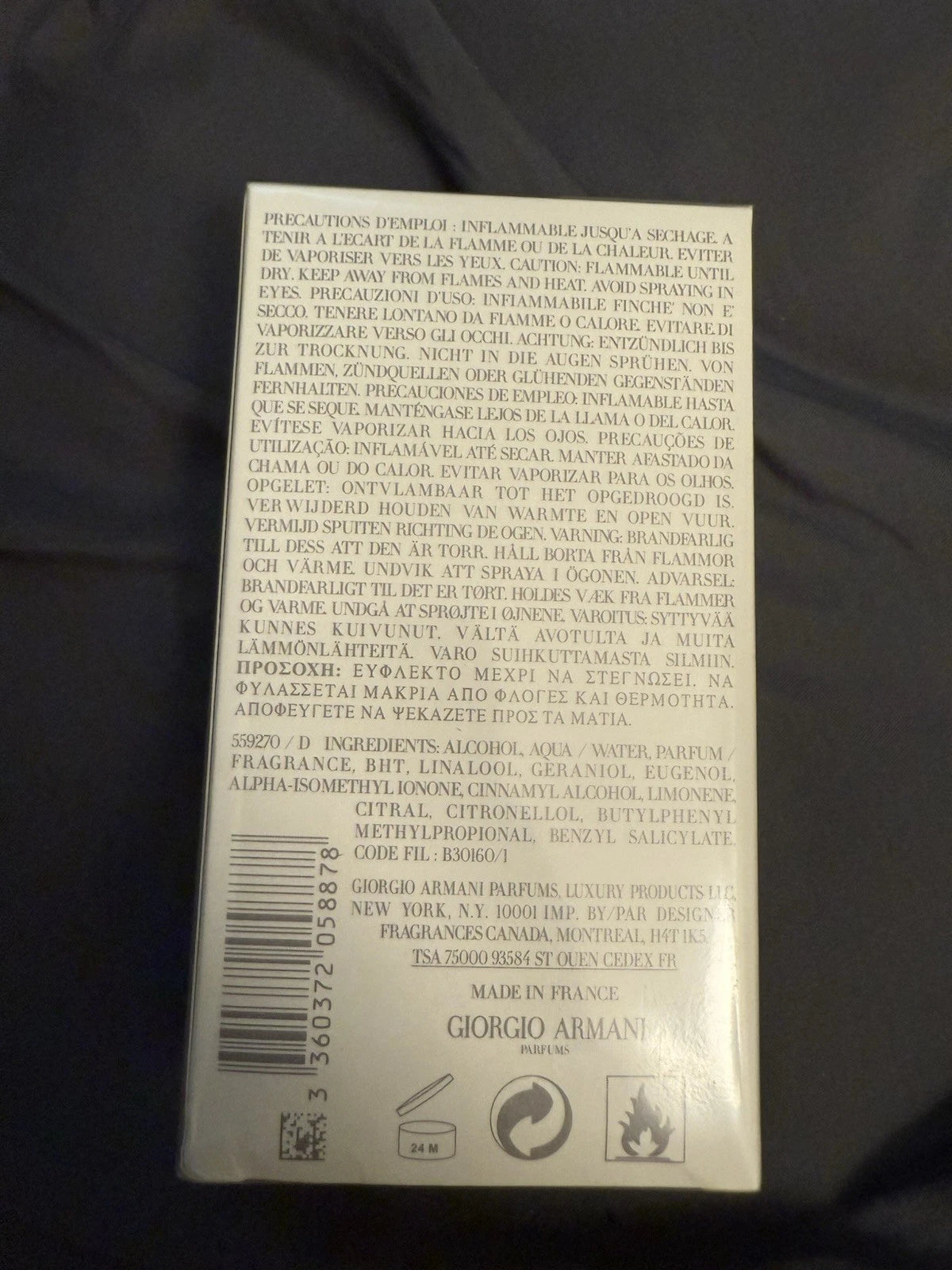 Acqua Di Gio Eau de Toilette 3.4 oz